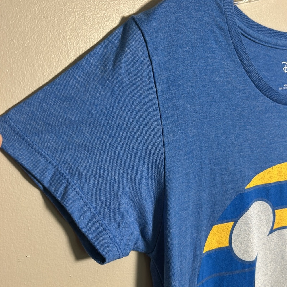 UCLA Bruins X Walt Disney NCAA Mickey Bruins Blue and Yellow Women’s Medium Tee - Picture 6 of 9
